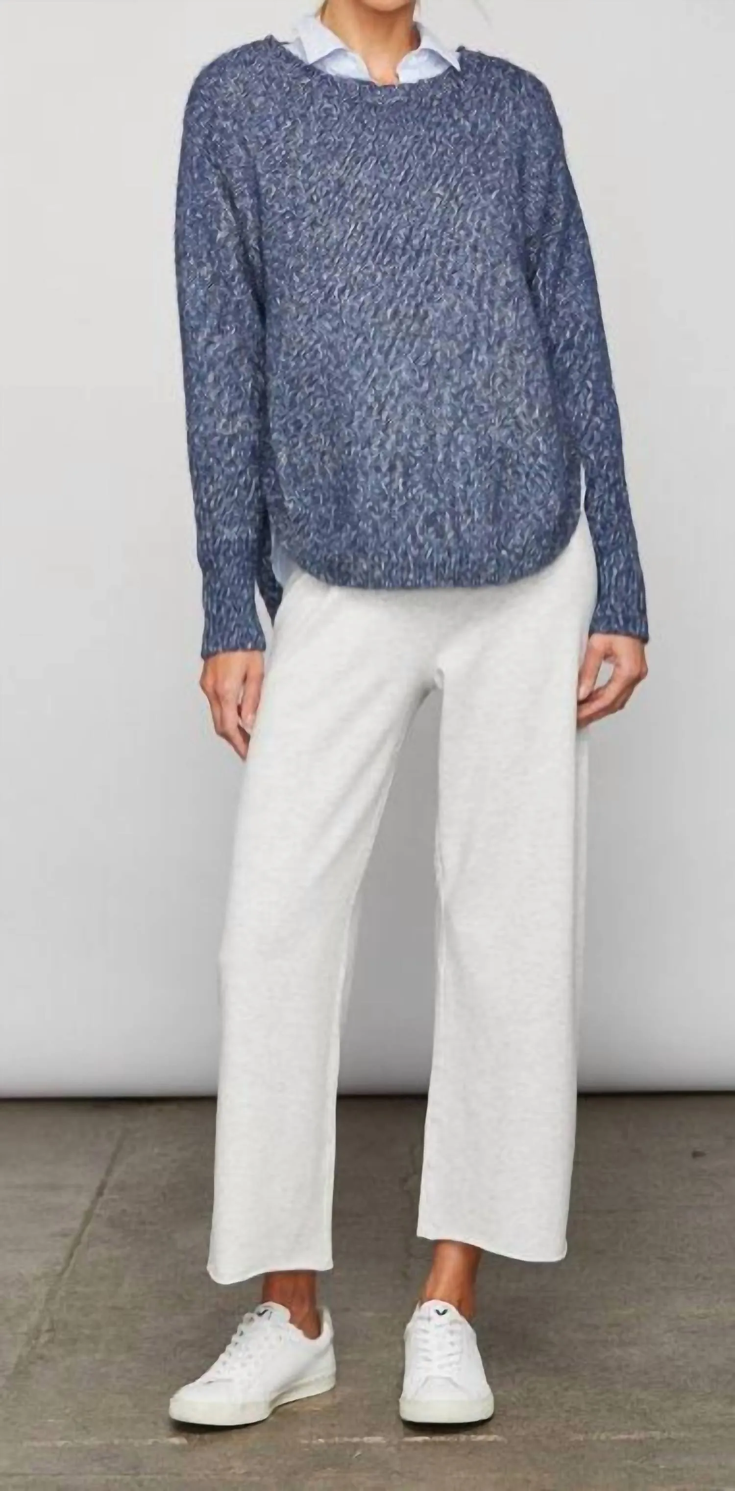 Alder Sweater Military Blue