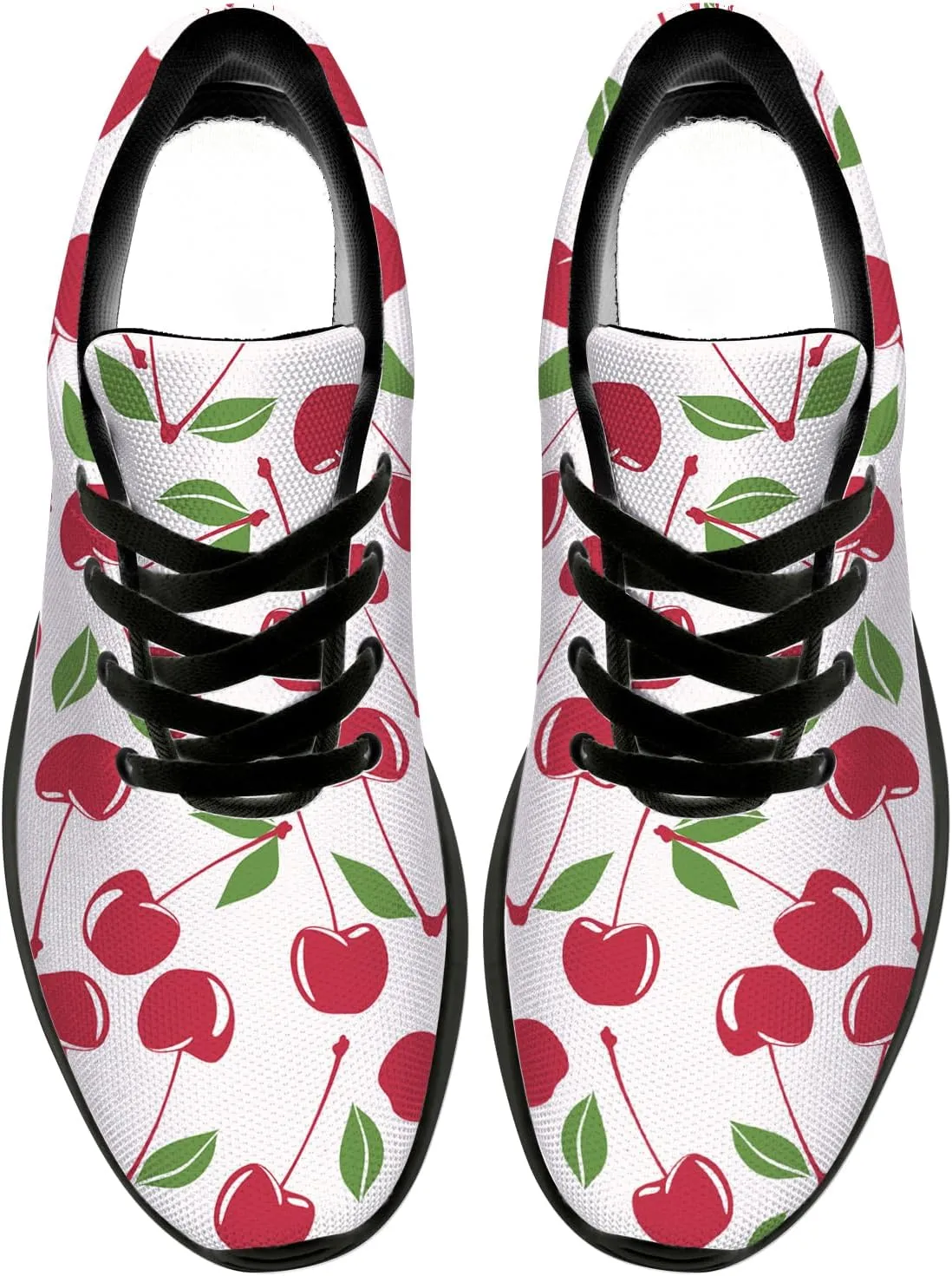 Cherries Shoes for Women Running Tennis Shoes Lightweight Walking Sneakers Gifts for Women Men