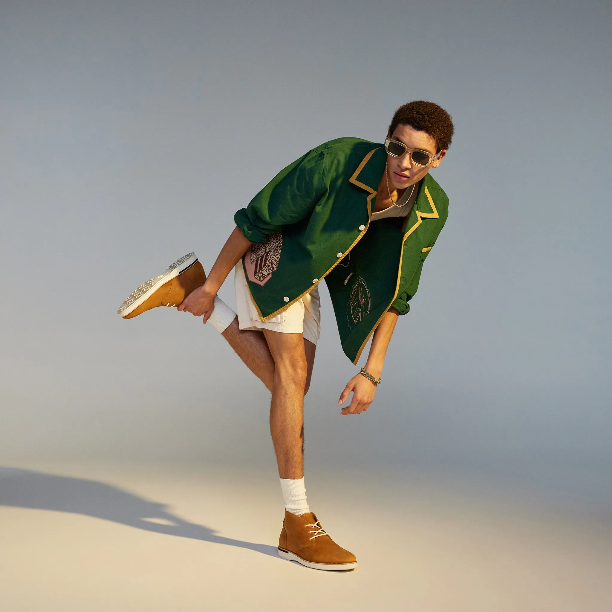 Chukka Mens Stack Cognac