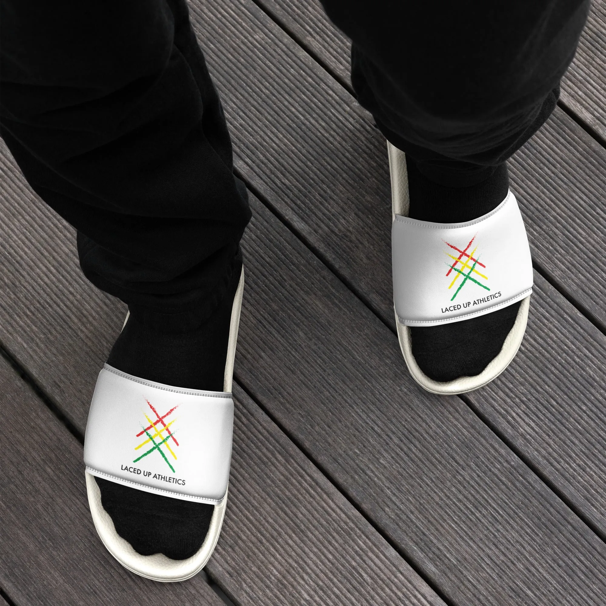 Classic Laced Up Athletics Men’s slides