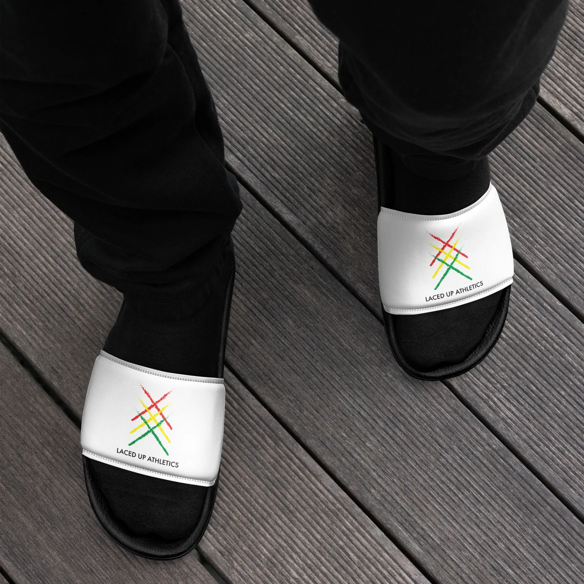 Classic Laced Up Athletics Men’s slides