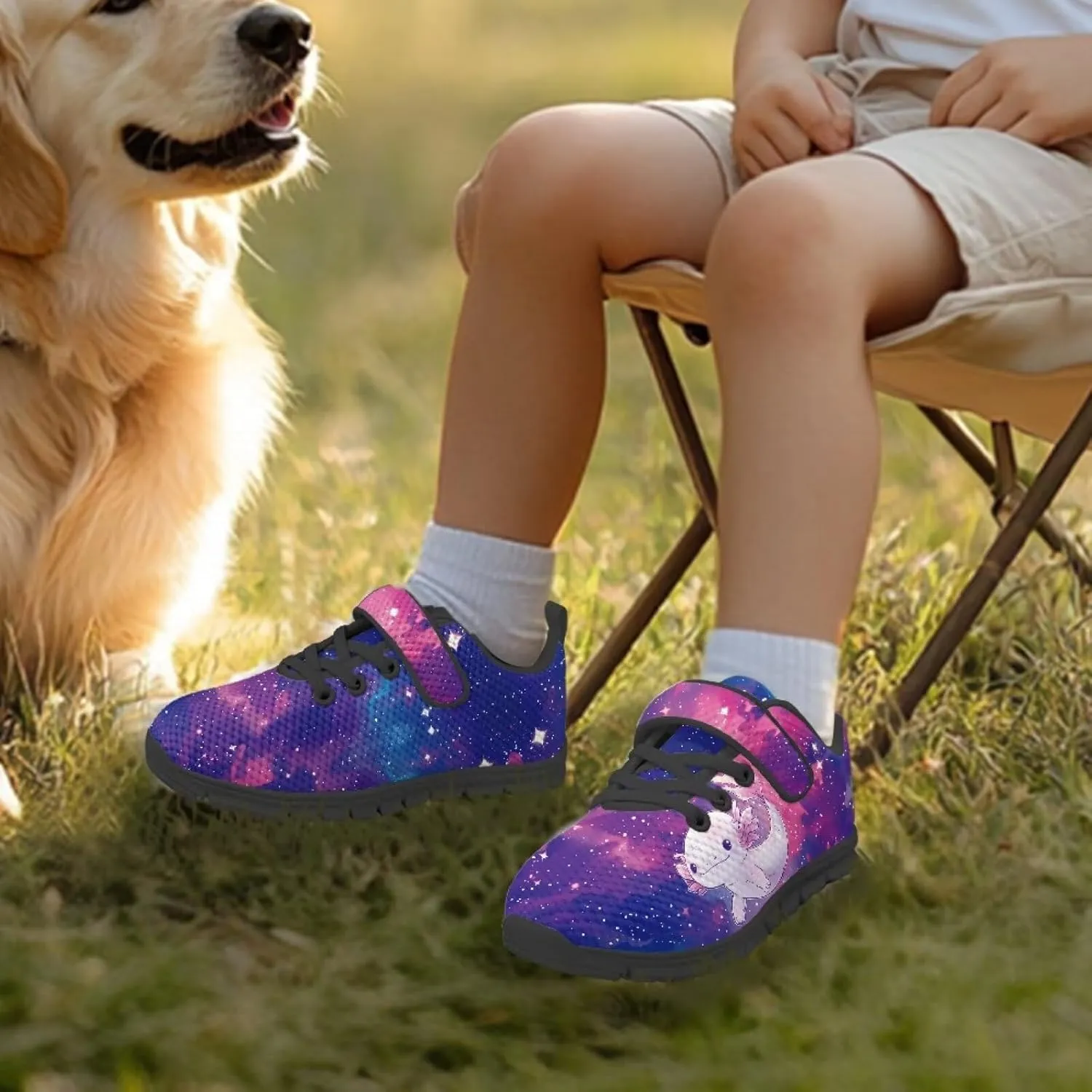 Kids Unisex Tennis Running Shoes Breathable Soft Walking Sneakers for Boys Girls Elastic Cushioned Travel Shoe for Kids Size 11-15 Black Sole
