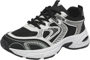 Walking Platform Shoes for Women 2025 Low-Top Slip On Air Cushioned Lace Up Casual Shoe Arch Support Jogging Tennis Sneakers Plantar Fasciitis Breathable Comfy Lightweight Footwear for Gym Travel