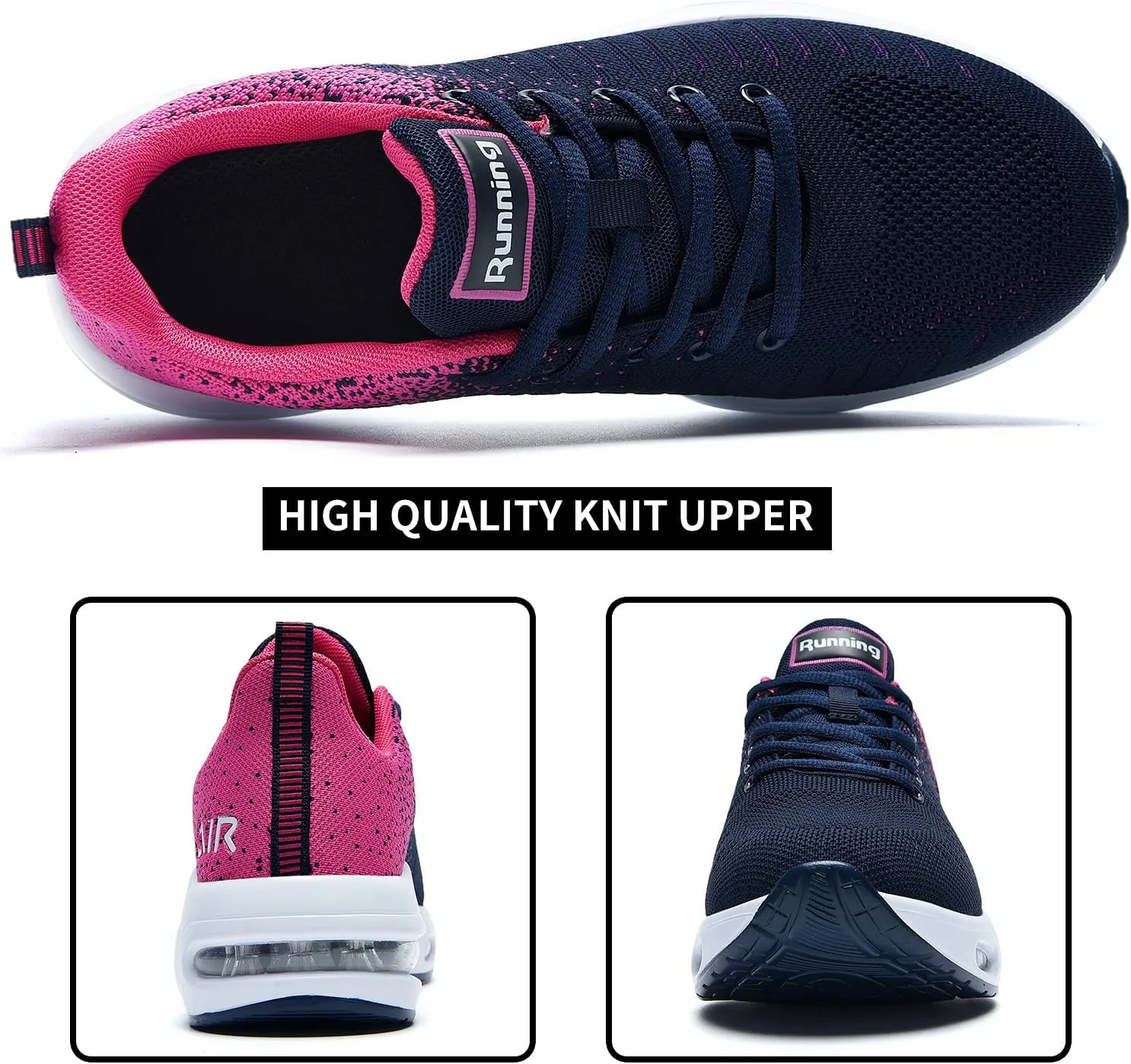 Women Running Sneakers Lightweight Walking Athletic Gym Sports Tennis Shoes