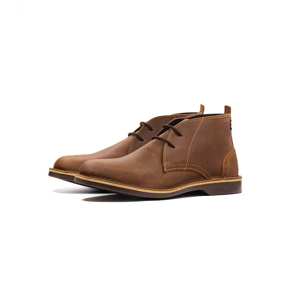 WOMEN'S CHUKKA (BROWN SOLE)