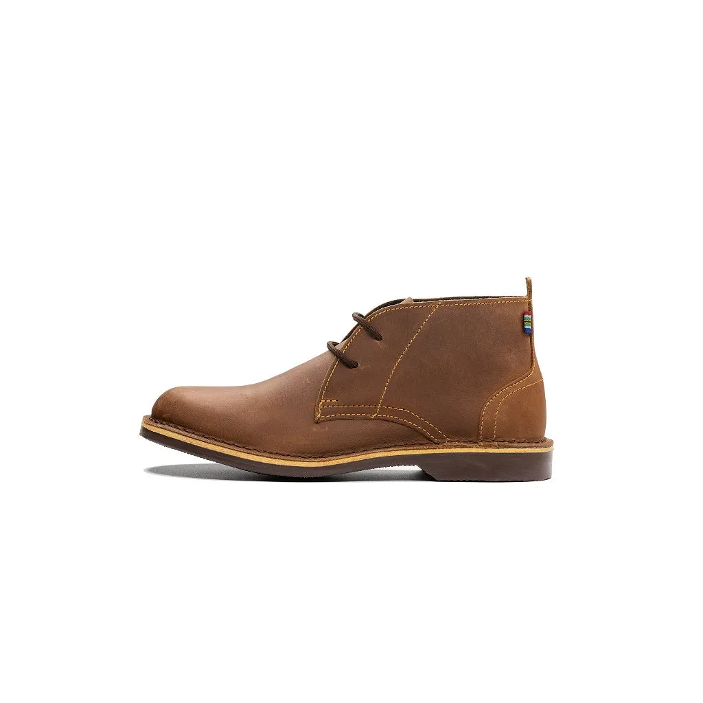 WOMEN'S CHUKKA (BROWN SOLE)