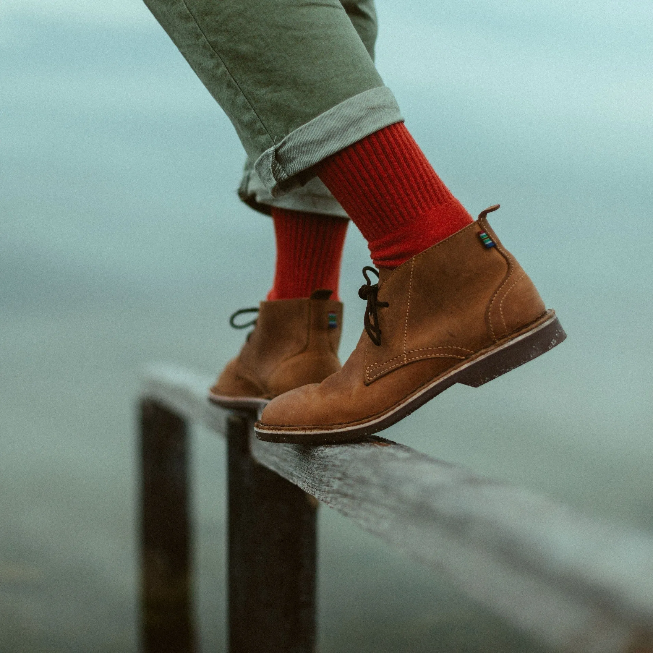 WOMEN'S CHUKKA (BROWN SOLE)